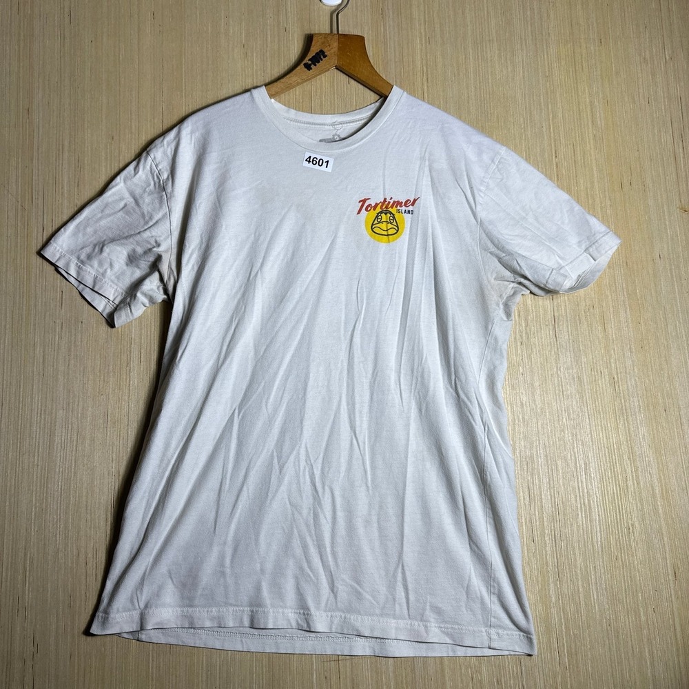 Animal Crossing Shirt Mens Large White Tortimer Island Graphic Print